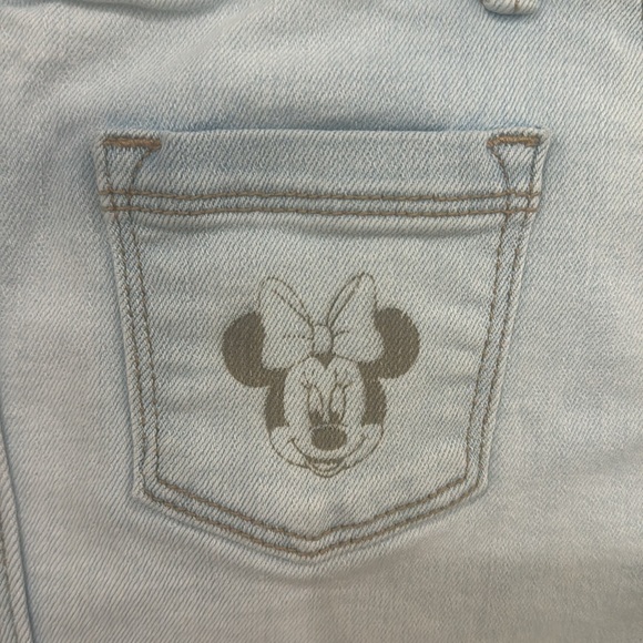 OLD NAVY MICKEY/MINI MOUSE ENGRAVED jean skirt 5T - Picture 7 of 7